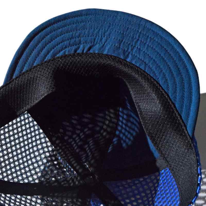 Jump Around Cap - Navy メンズレディースランニングキャップ