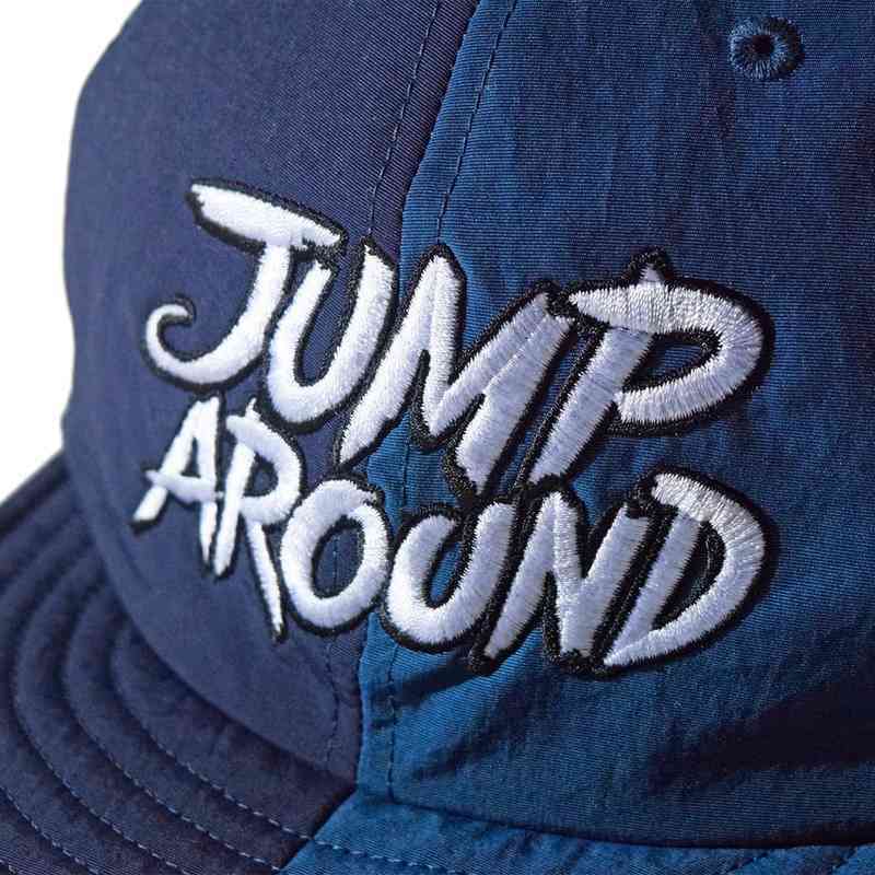 Jump Around Cap - Navy メンズレディースランニングキャップ