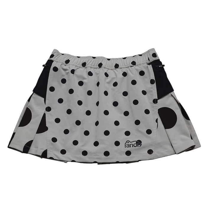 DOT PLEATS SKIRT - CRAZY BEIGE -
