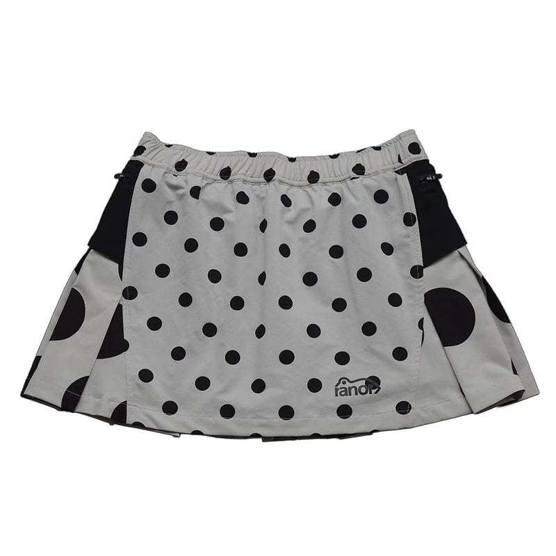 DOT PLEATS SKIRT - CRAZY BEIGE -