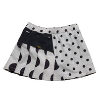DOT PLEATS SKIRT - CRAZY BEIGE -