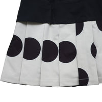 DOT PLEATS SKIRT - CRAZY BEIGE -