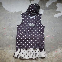 DOT PLEATS SKIRT - CRAZY BEIGE -