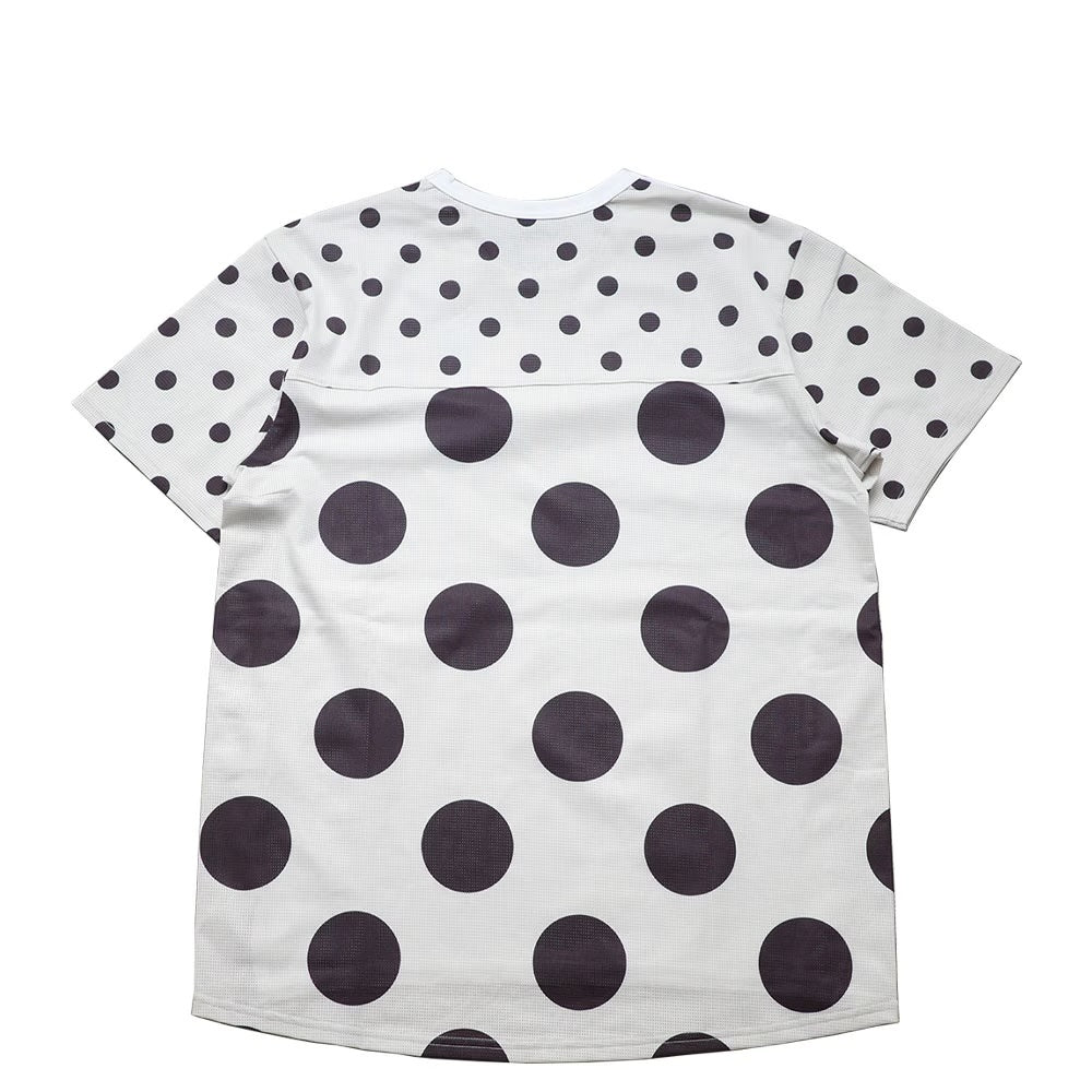 DOT T-SHIRT - WHITE×BEIGE -