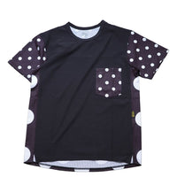 DOT T-SHIRT - BLACK×BLACK -