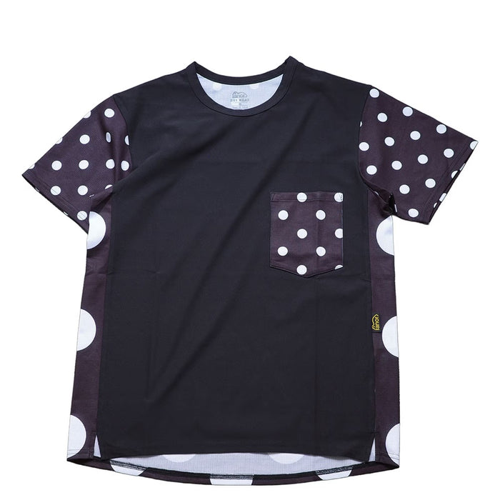 DOT T-SHIRT - BLACK×BLACK -