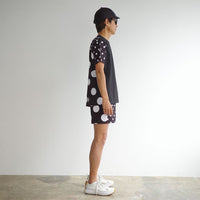 DOT T-SHIRT - BLACK×BLACK -
