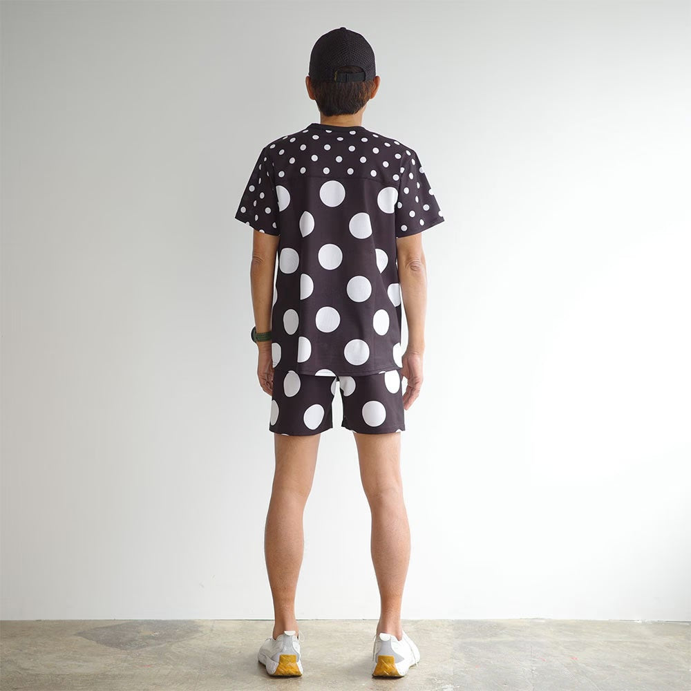 DOT T-SHIRT - BLACK×BLACK -