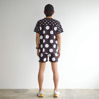 DOT T-SHIRT - BLACK×BLACK -