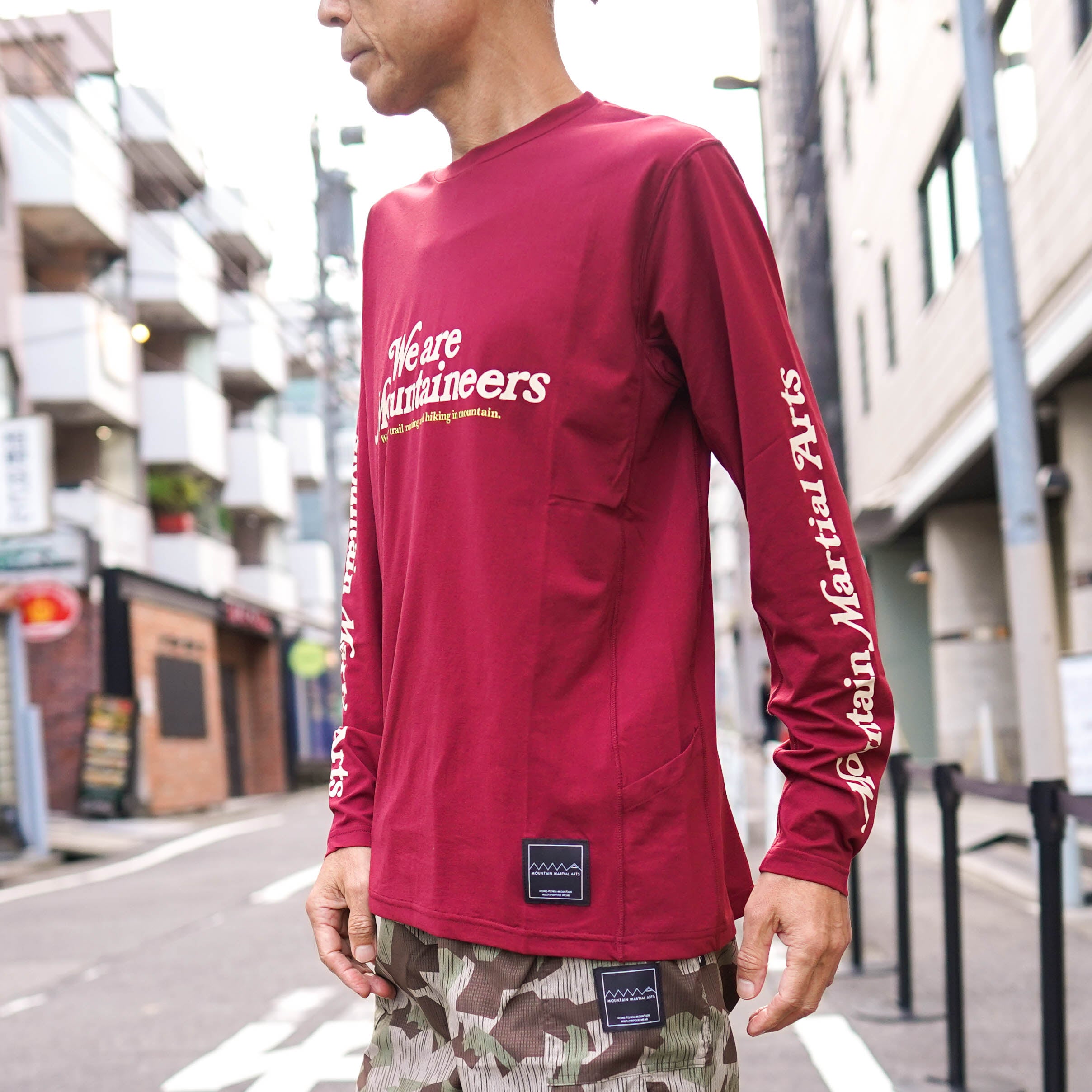 MMA Mountaineers Long Tee Bordeaux – CONNECTED