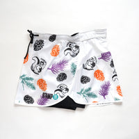 STAMP RUN SKIRT (PINECONE WHITE)