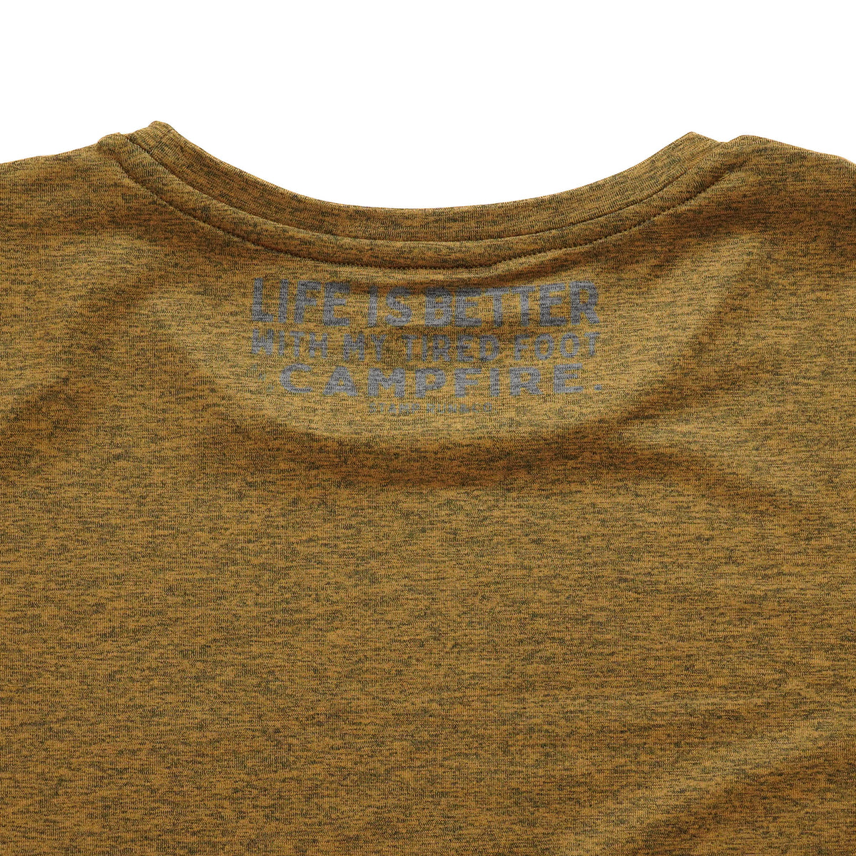 STAMP WOMENS DAILY TEE (LIFE IS BETTR) APRICOT