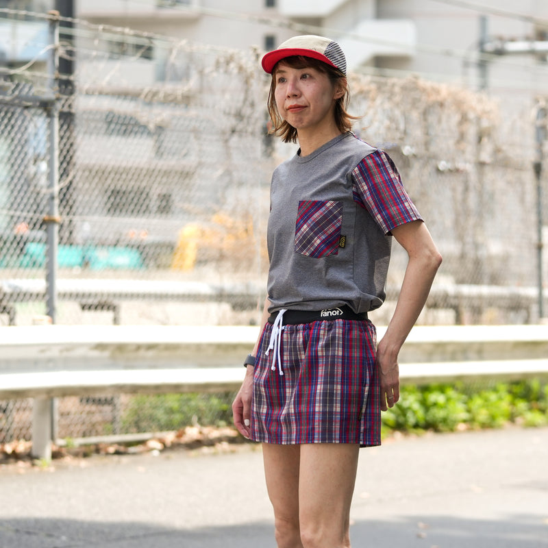 CHECK T-SHIRT RED CHECK
