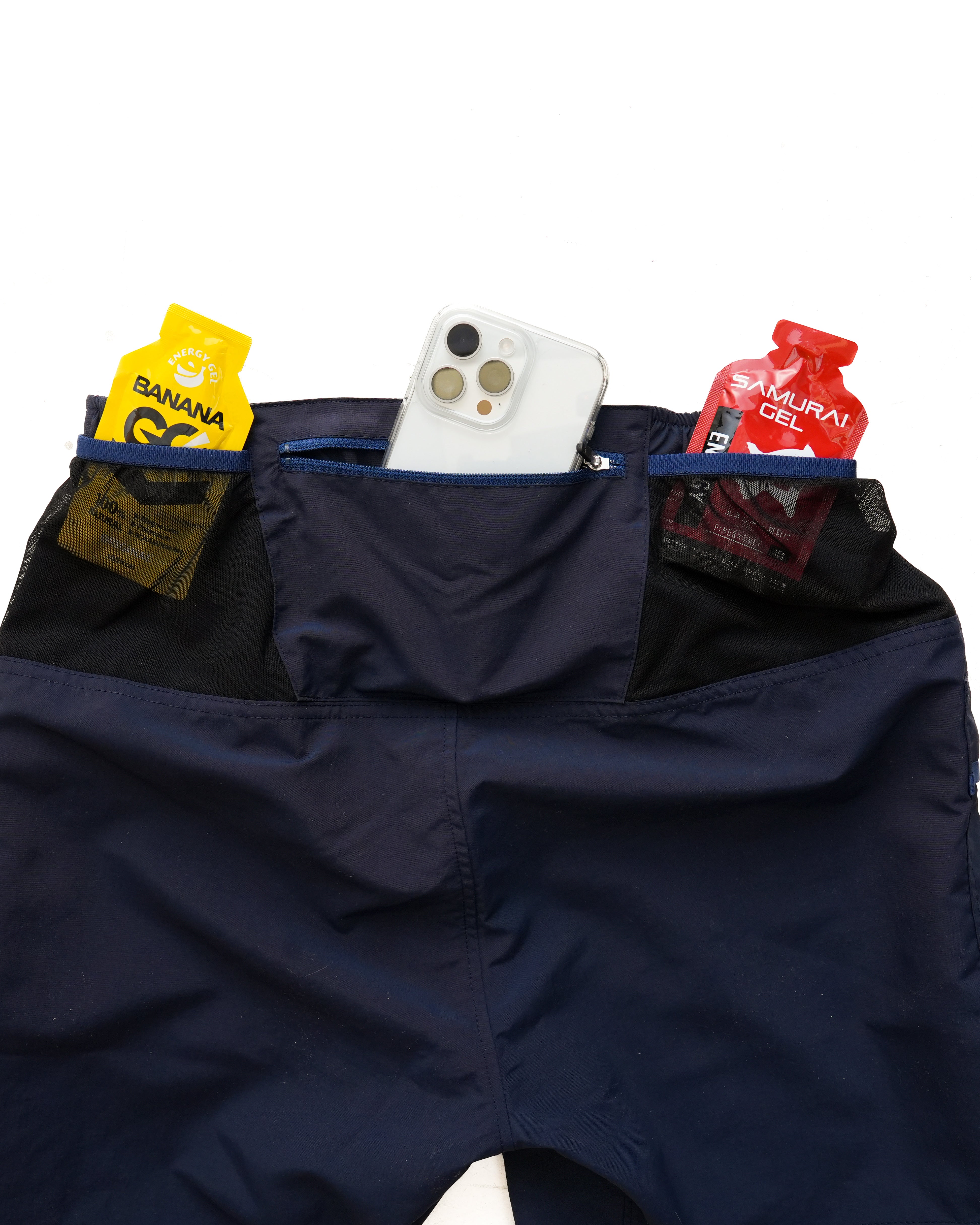 MMA Supplex Nylon 7-pockets Run Shorts V7 Navy – CONNECTED
