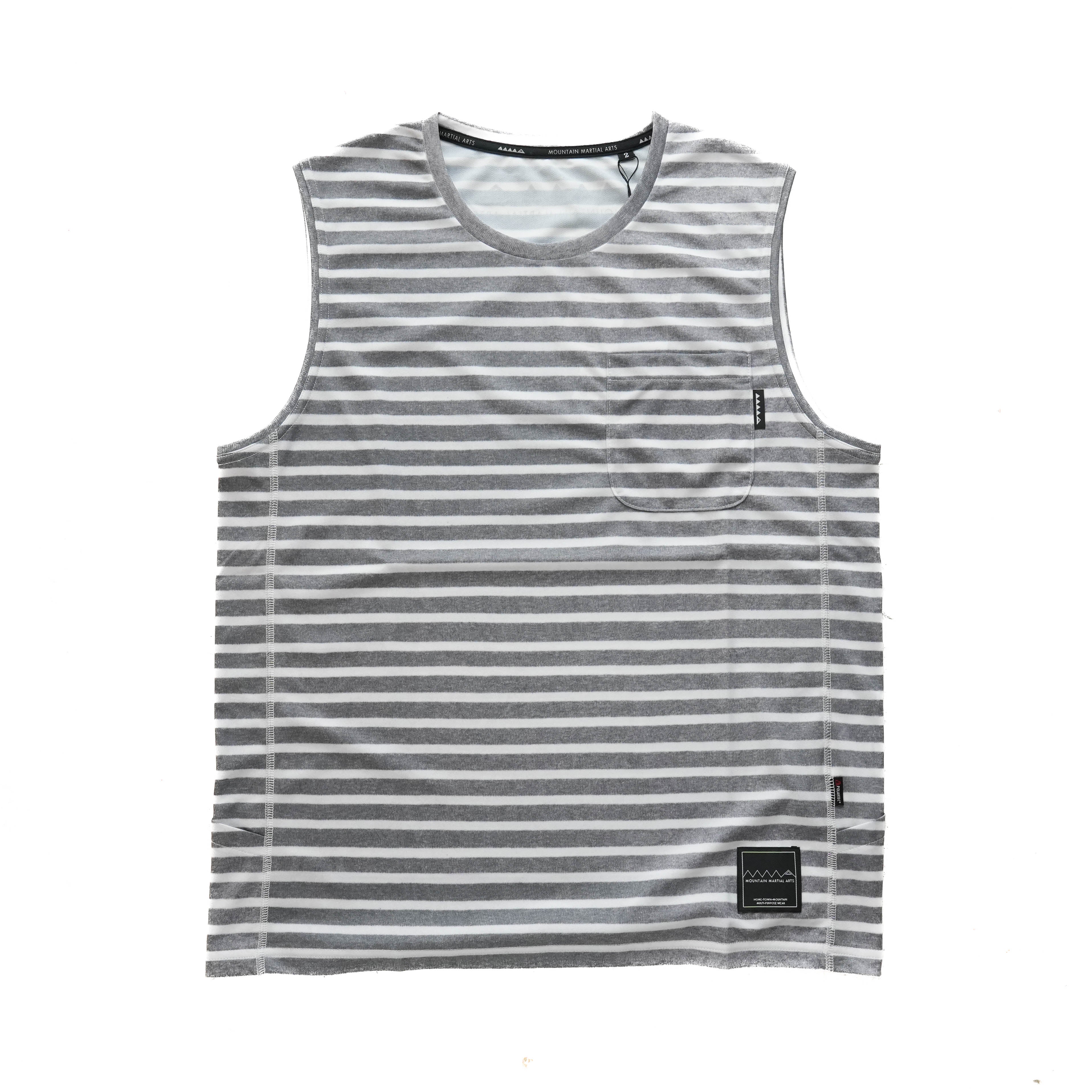 MMA POLARTEC Border Sleeveless Sサイズ MMA POLARTEC Border Sleeve-less White_Navy – CONNECTED