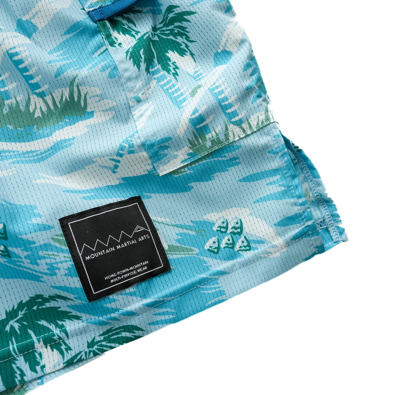 MMA 7-pockets Run Shorts V7.5 Turquoise