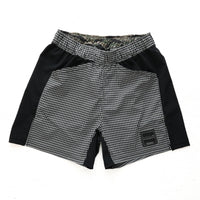 MMA Side Graphic Run Shorts V3 Black Check
