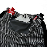 MMA Side Graphic Run Shorts V3 Black Check