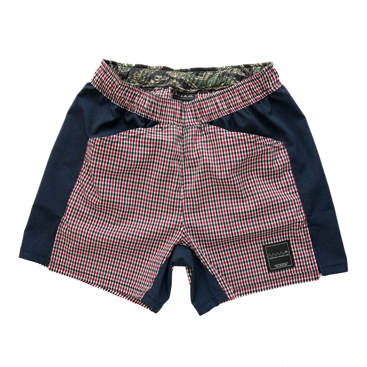 MMA Side Graphic Run Shorts V3 Red Check