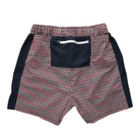 MMA Side Graphic Run Shorts V3 Red Check
