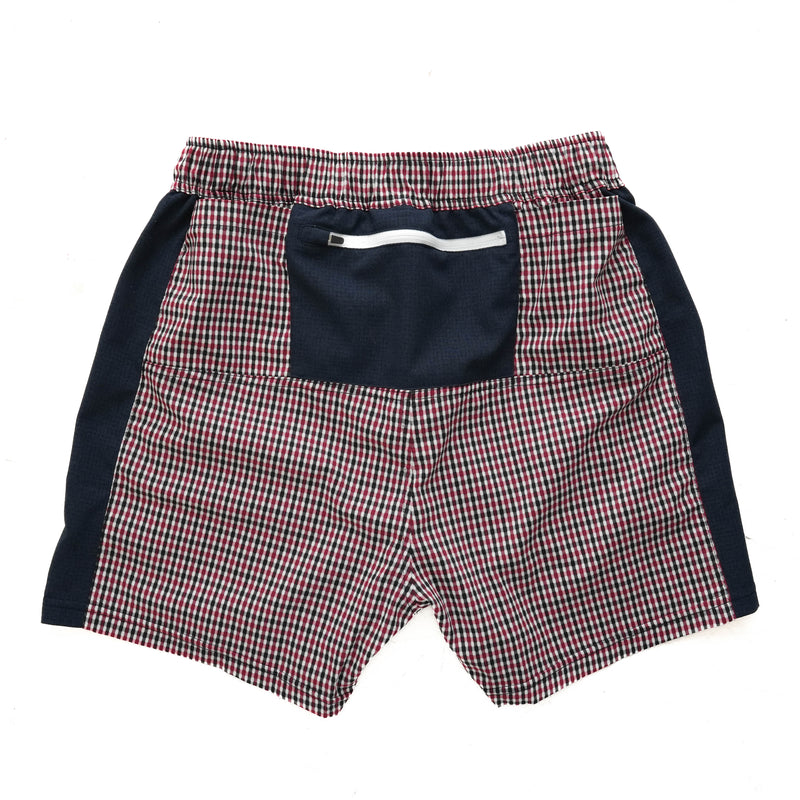 MMA Side Graphic Run Shorts V3 Red Check