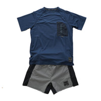MMA Side Graphic Run Shorts V3 Black Check