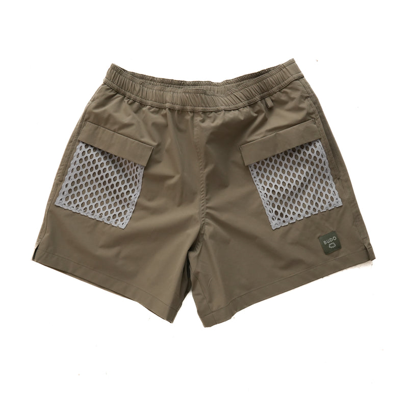 AIR GRID- MESH SHORTS :khakibeige