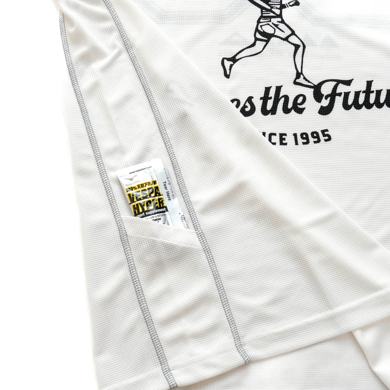 CONNECTED×MMA  POLARTEC  30th Anniversary Tee WHITE