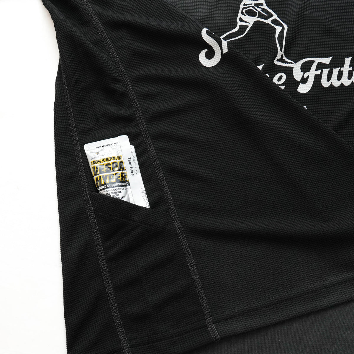 CONNECTED×MMA  POLARTEC  30th Anniversary Tee BLACK