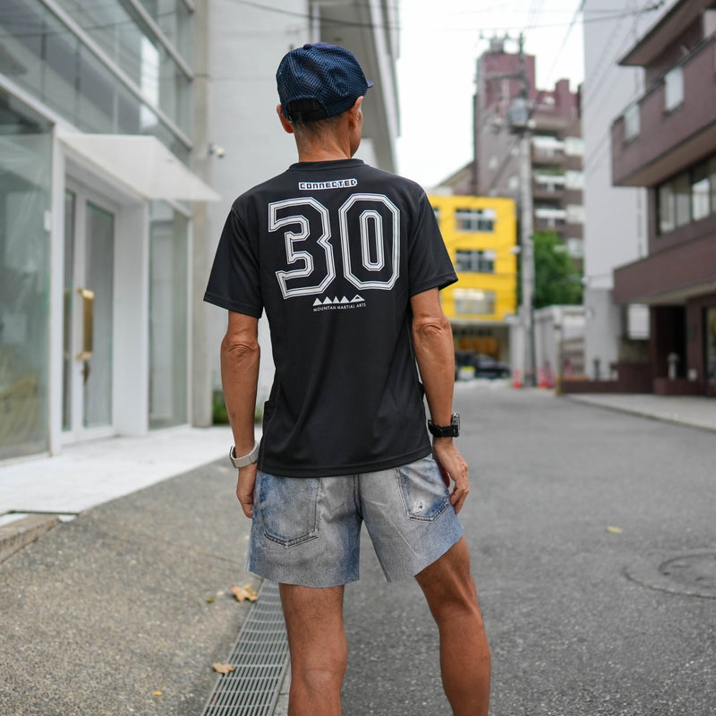CONNECTED×MMA  POLARTEC  30th Anniversary Tee BLACK
