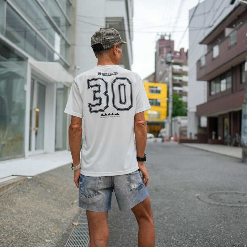 CONNECTED×MMA  POLARTEC  30th Anniversary Tee WHITE