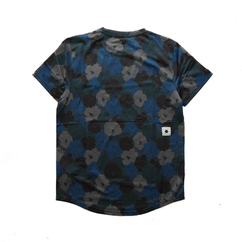 ランニングTシャツ  Flower Combat T-shirt - Blue Aop [メンズ]