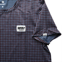 ランニングTシャツ Houndstooth Combat T-shirt - Blue Aop [メンズ]