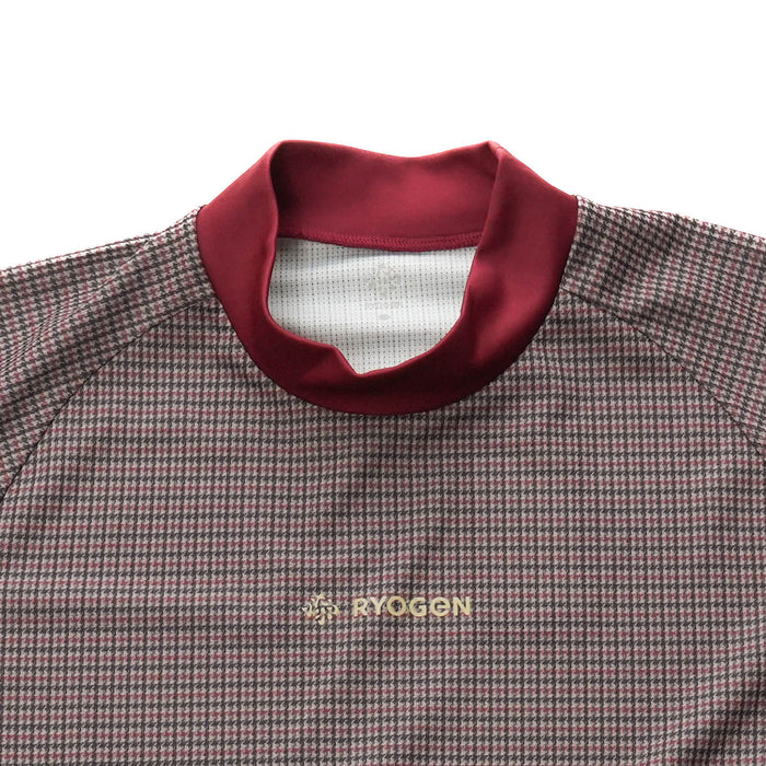 GUNCLUB MOCK NECK L/S TEE  BROWN