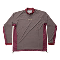 GUNCLUB MOCK NECK L/S TEE  BROWN