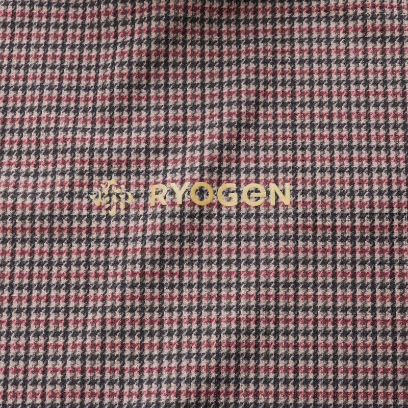 GUNCLUB MOCK NECK L/S TEE  BROWN