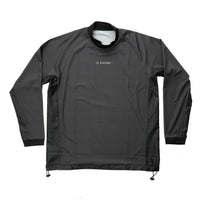 GUNCLUB MOCK NECK L/S TEE  BLACK