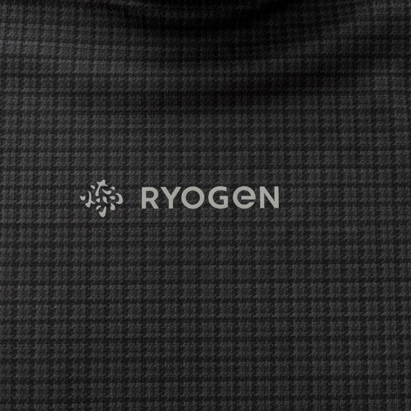 GUNCLUB MOCK NECK L/S TEE  BLACK