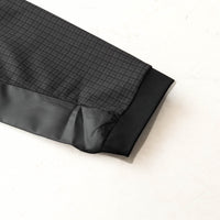 GUNCLUB MOCK NECK L/S TEE  BLACK