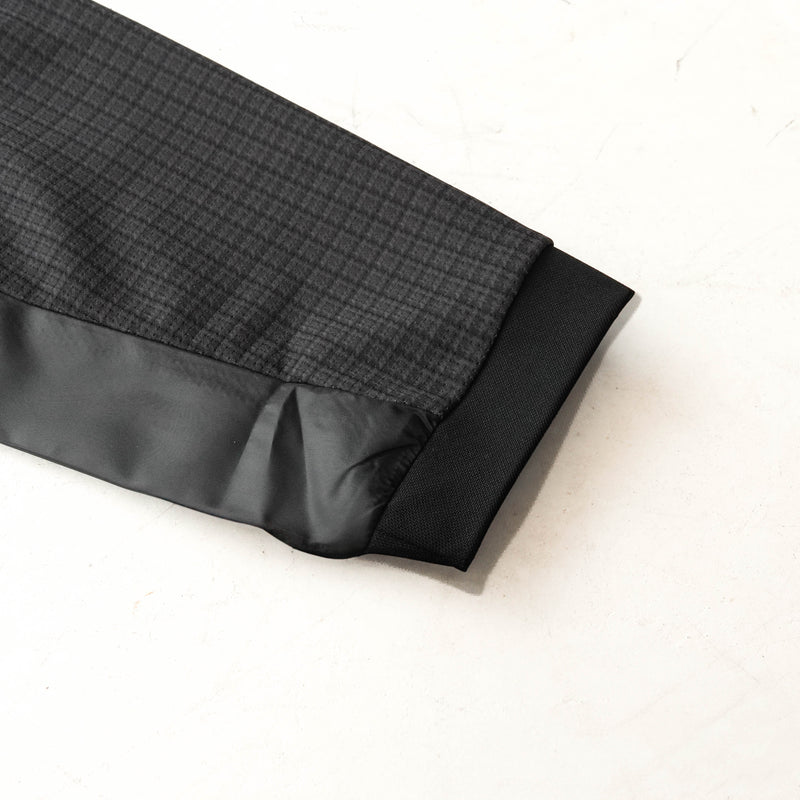 GUNCLUB MOCK NECK L/S TEE  BLACK