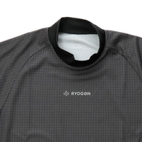 GUNCLUB MOCK NECK L/S TEE  BLACK