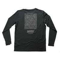 ランニングTシャツ（ロングスリーブ） Reflective Logo Pace Long Sleeve - Black [メンズ]