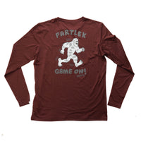 ランニングTシャツ（ロングスリーブ） STATEMENT PACE LONG SLEEVE - RED [メンズ]