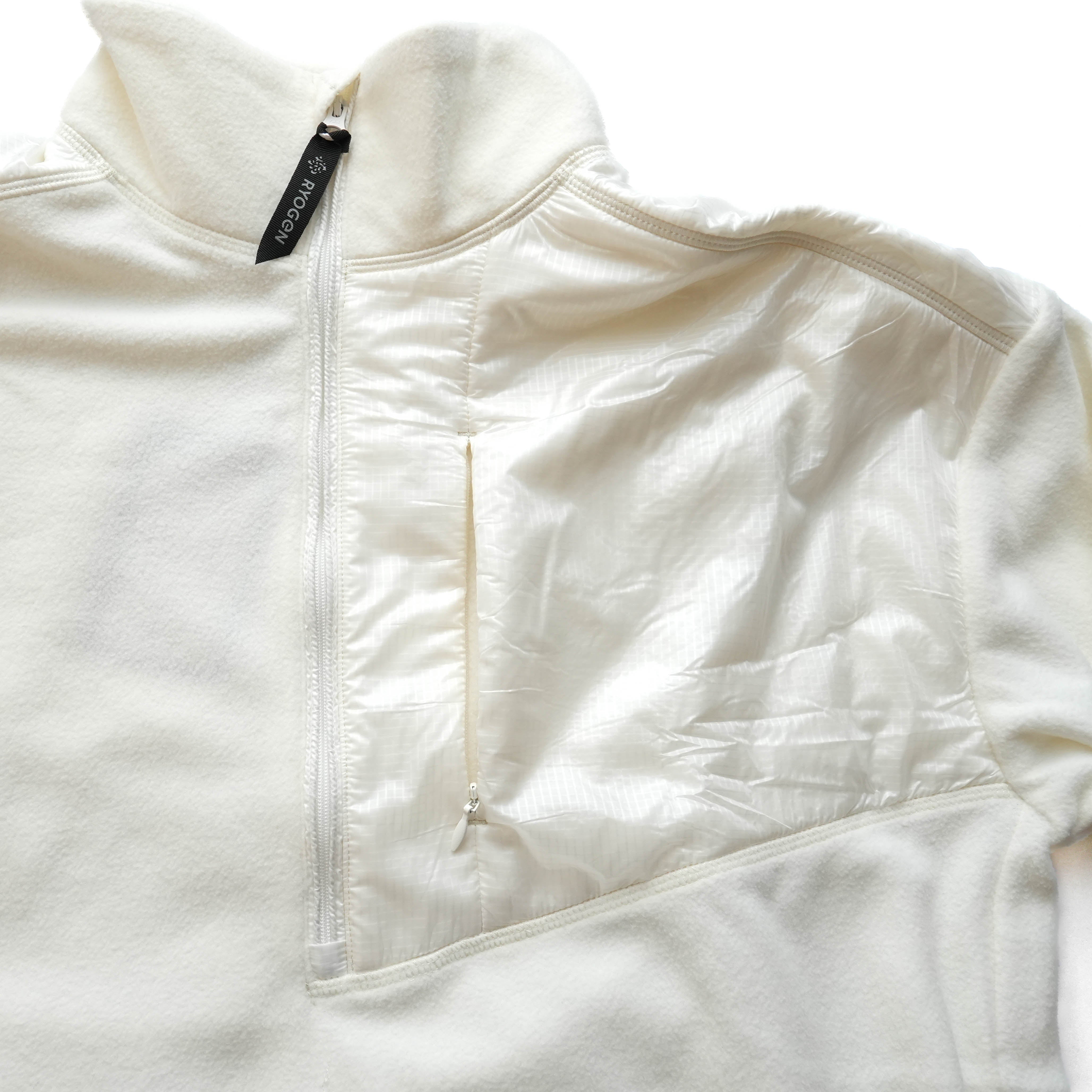 THERMO FLEECE PULLOVER WHITE – CONNECTED