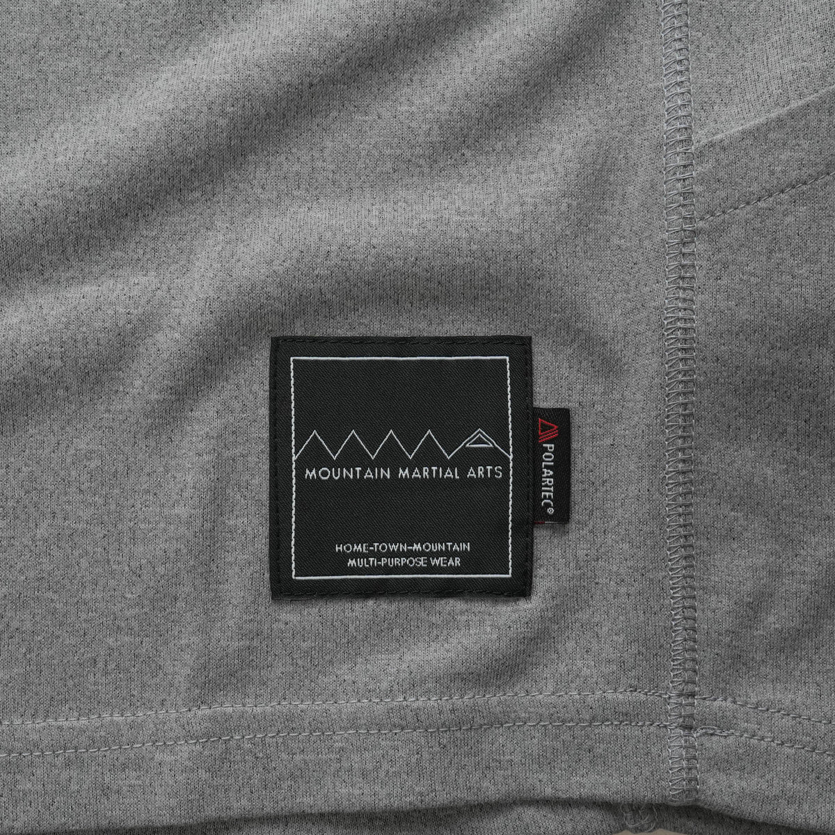 DMRC×MMA  POLARTEC 7th Anniversary Tee Gray Heather