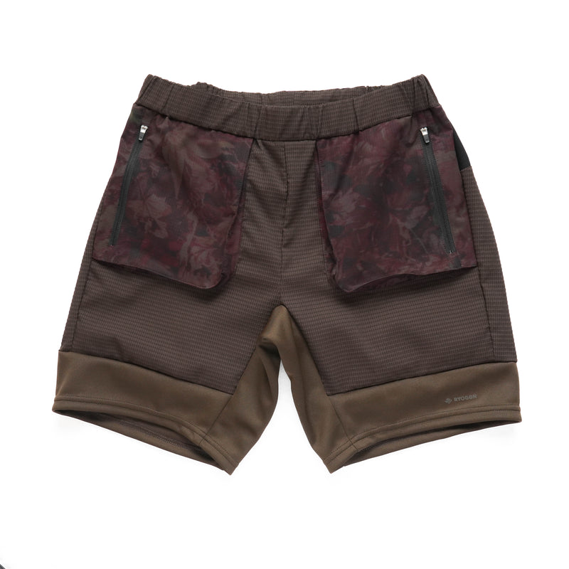 DEAD LEAF DOCKING NEO SHORTS DL.BROWN