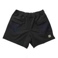 AIR GRID- MESH SHORTS :Black × Navy