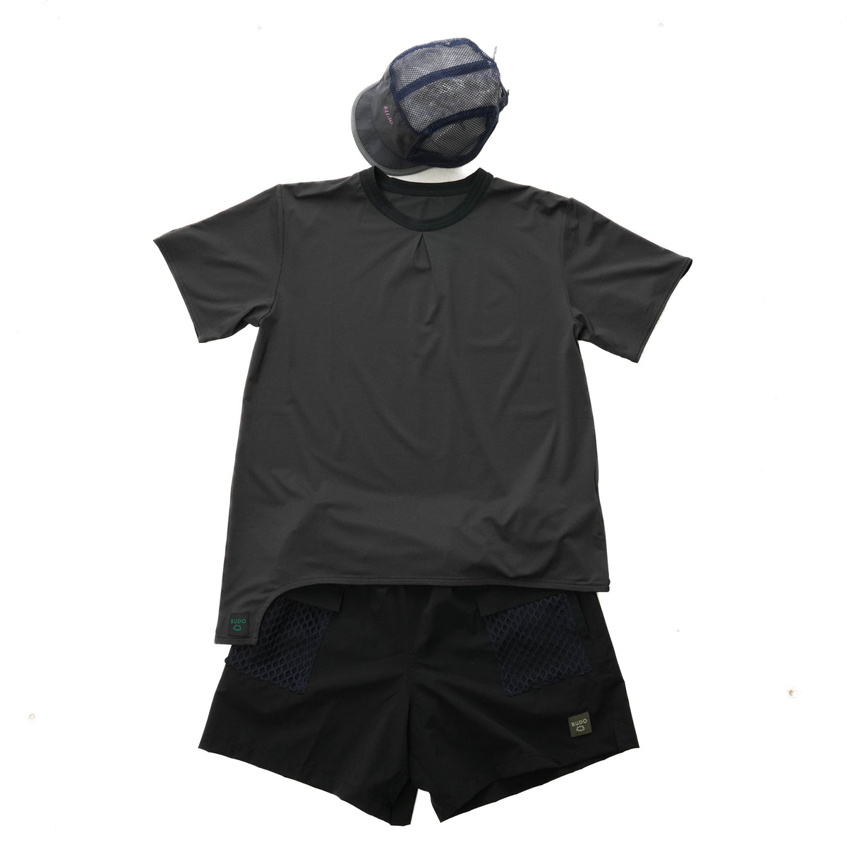 Mountain Pass top Short_Sleeve Deep Grey