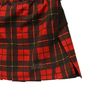 TARTAN CHECK MACQUEEN PLEATS SKIRT