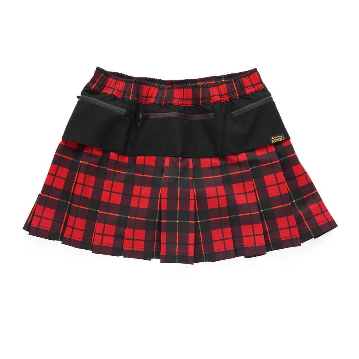 TARTAN CHECK MACQUEEN PLEATS SKIRT